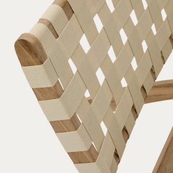 Chabeli Klappsessel aus Akazienholz und Seil