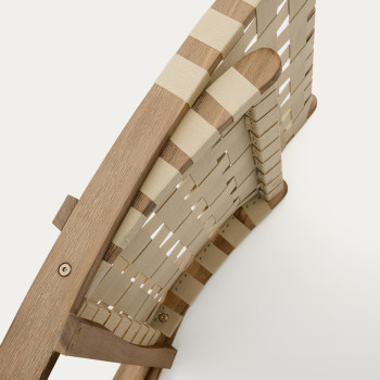 Chabeli Klappsessel aus Akazienholz und Seil