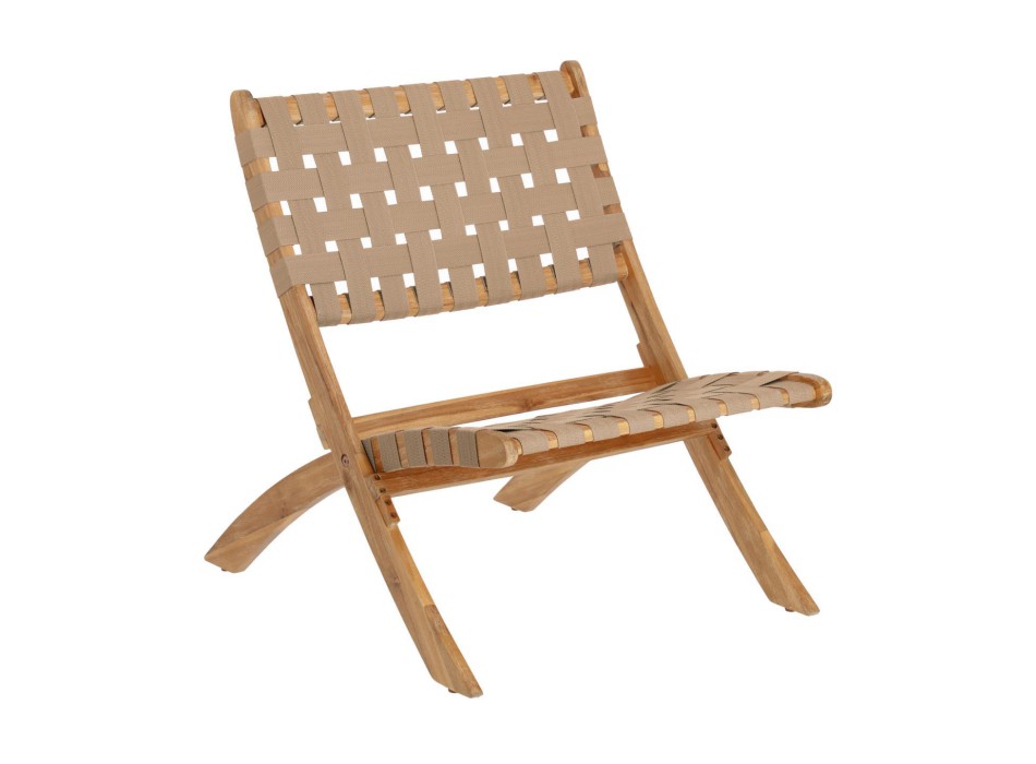 Chabeli Klappsessel aus Akazienholz und Seil