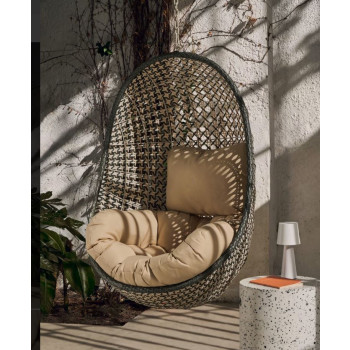 Hängesessel Cira mit natürlichem Finish