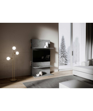 Loki TV-Ständer - Loki TV-Ständer Ein anthrazitfarbener Spatel