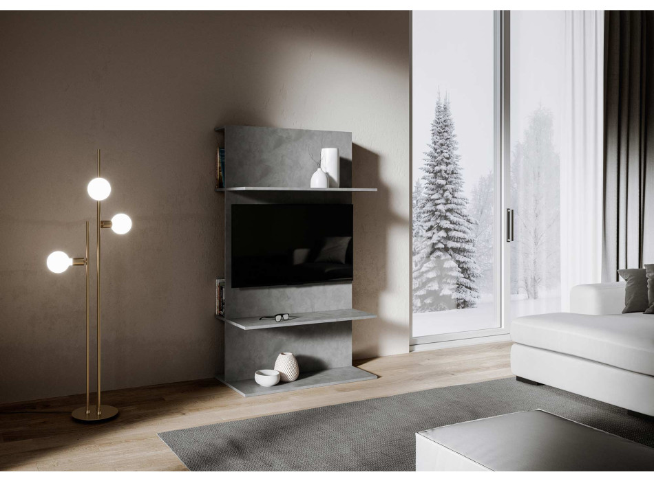 Loki TV-Ständer - Loki TV-Ständer Ein anthrazitfarbener Spatel