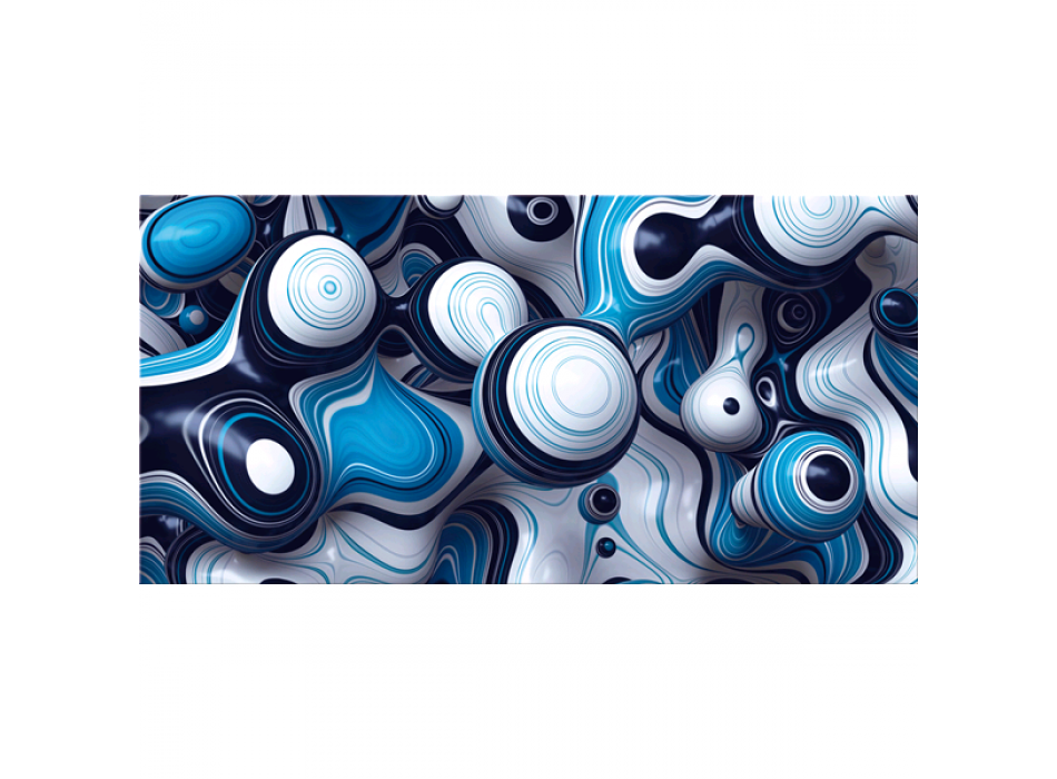 3D-Bild BLOB TÜRKIS G4832 PINTDECOR