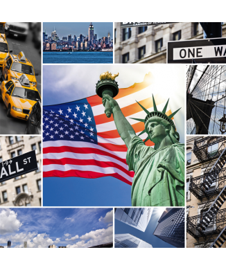 Rahmen AMERIKANISCHE COLLAGE G2210 PINTDECOR