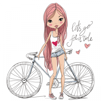 Rahmen ROSA HAAR MÄDCHEN G1612 PINTDECOR