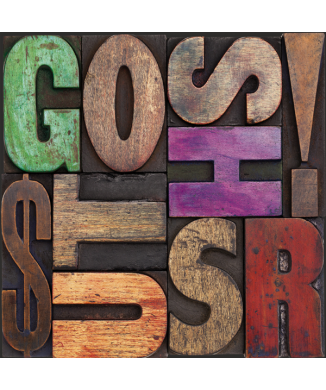 Rahmen TYPOGRAFISCHE ZEICHEN G2188 PINTDECOR