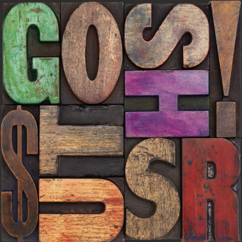 Rahmen TYPOGRAFISCHE ZEICHEN G2188 PINTDECOR