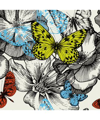 Rahmen BUNTE SCHMETTERLINGE G1282 PINTDECOR