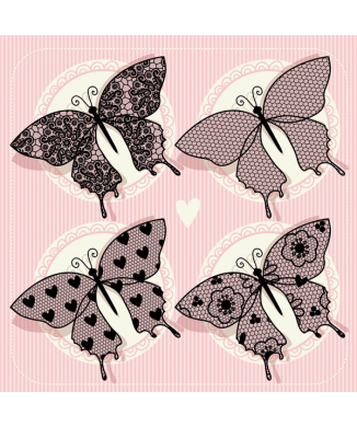 Rahmen SCHMETTERLINGE G1606 PINTDECOR