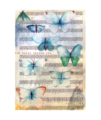 Rahmen SCHMETTERLINGE IN MUSIK G3962 PINTDECOR