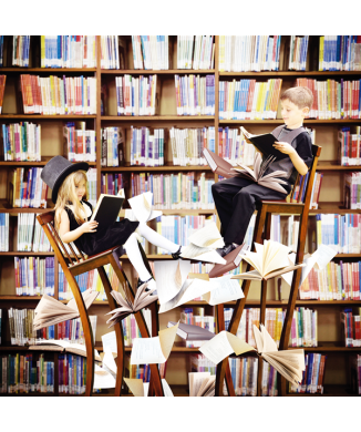 Bild IN DER BIBLIOTHEK G1598 PINTDECOR