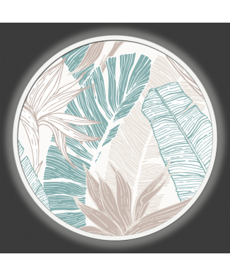 LEUCHTENDES BILD LEUCHTENDE BLÄTTER GLT6676 PINTDECOR