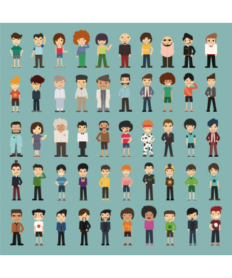 Rahmen MENSCHEN G1636 PINTDECOR