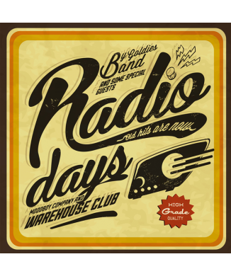 Bild RADIO DAYS G1454 PINTDECOR