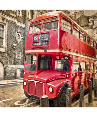 Rahmen ROTER BUS G2202 PINTDECOR