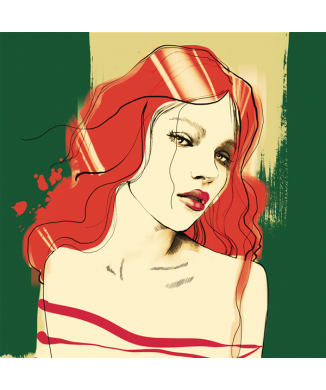 Rahmen ROTE FRAU G1008 PINTDECOR