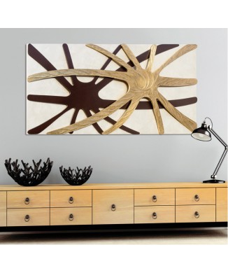 GEMÄLDE SPINNE PERL P3985 PINTDECOR