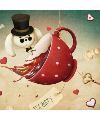 Rahmen TEA PARTY G3376 PINTDECOR