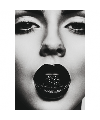 Rahmen GESICHT IN SCHWARZ UND WEISS G1812 PINTDECOR