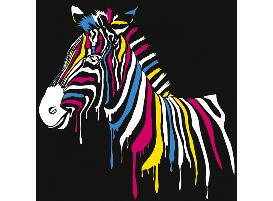 Rahmen ZEBRA MULTICOLOR G1640 PINTDECOR