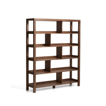 Norani Regal aus Massivholz und Akazienfurnier, 150 x 185 cm