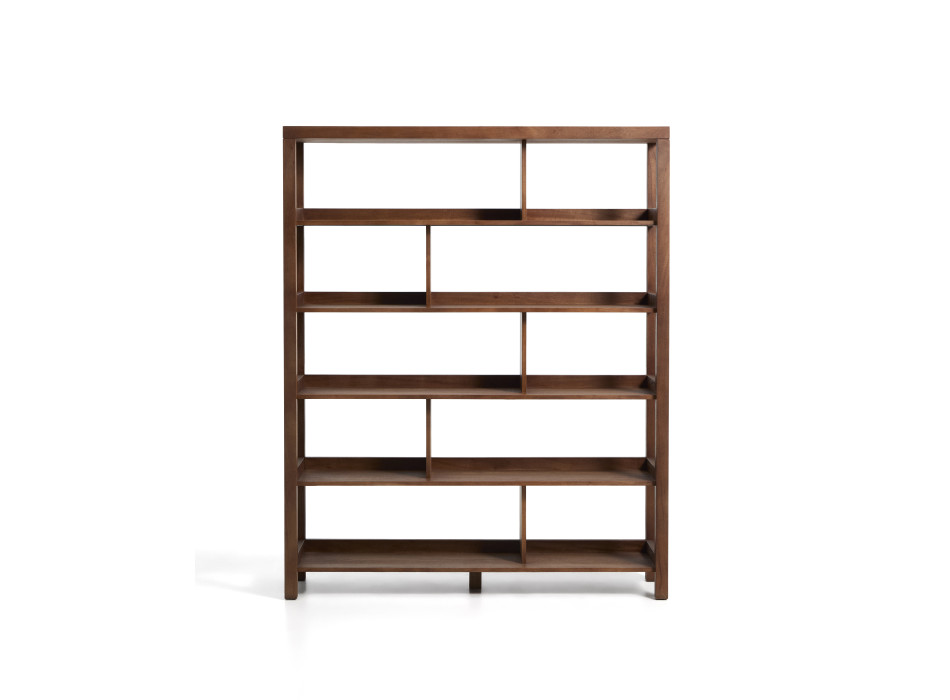 Norani Regal aus Massivholz und Akazienfurnier, 150 x 185 cm