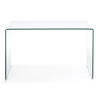 Burano Schreibtisch 125 x 70 cm transparent