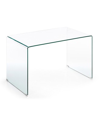 Burano Schreibtisch 125 x 70 cm transparent