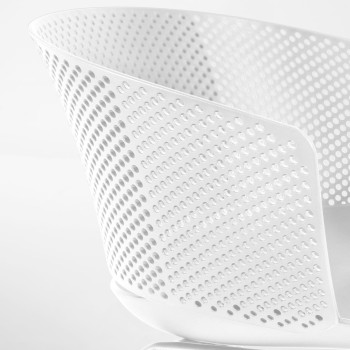 100% Yeray weißer Outdoor-Stuhl