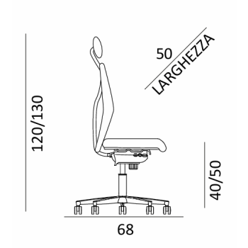 King N101 COMEL Bürostuhl