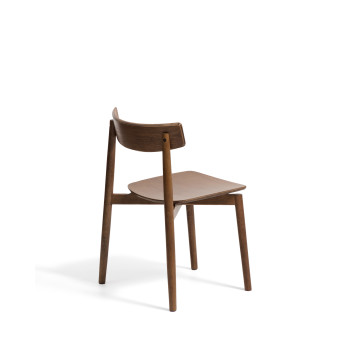 Evera-Stuhl aus Eichenfurnier mit Finish