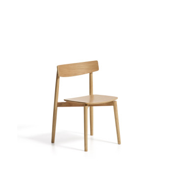 Evera-Stuhl aus Eichenfurnier mit Finish