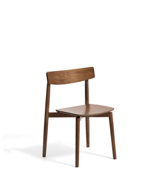 Evera-Stuhl aus Eichenfurnier mit Finish