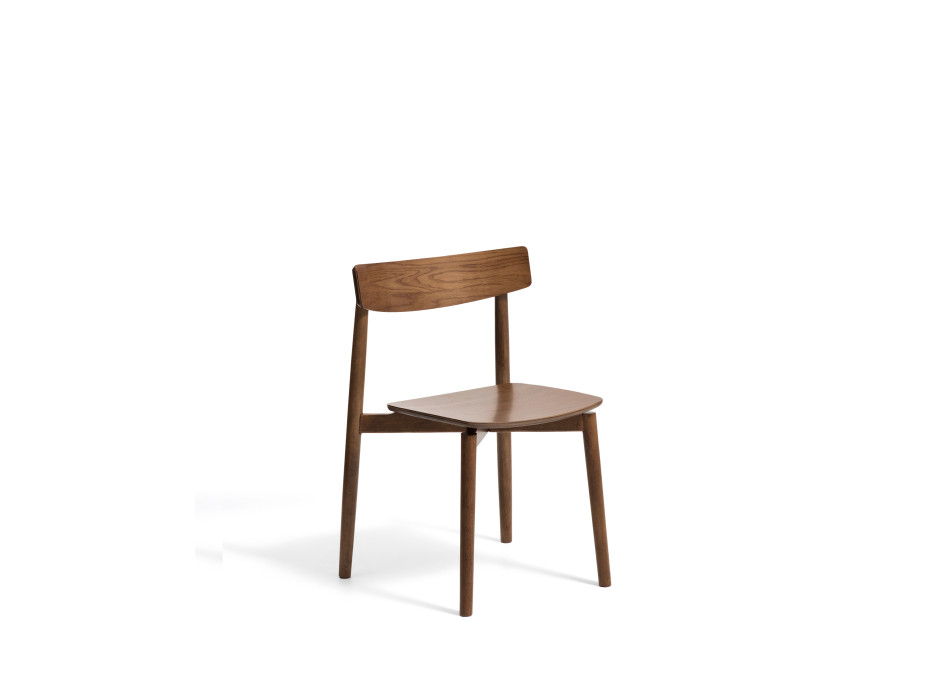 Evera-Stuhl aus Eichenfurnier mit Finish