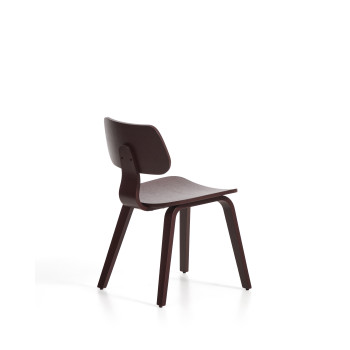 Gena-Stuhl aus Eichenfurnier mit Finish