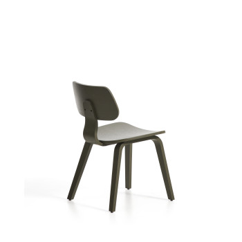 Gena-Stuhl aus Eichenfurnier mit Finish