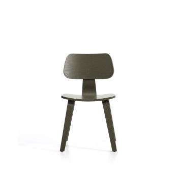 Gena-Stuhl aus Eichenfurnier mit Finish