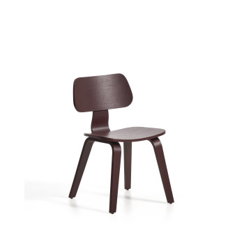 Gena-Stuhl aus Eichenfurnier mit Finish