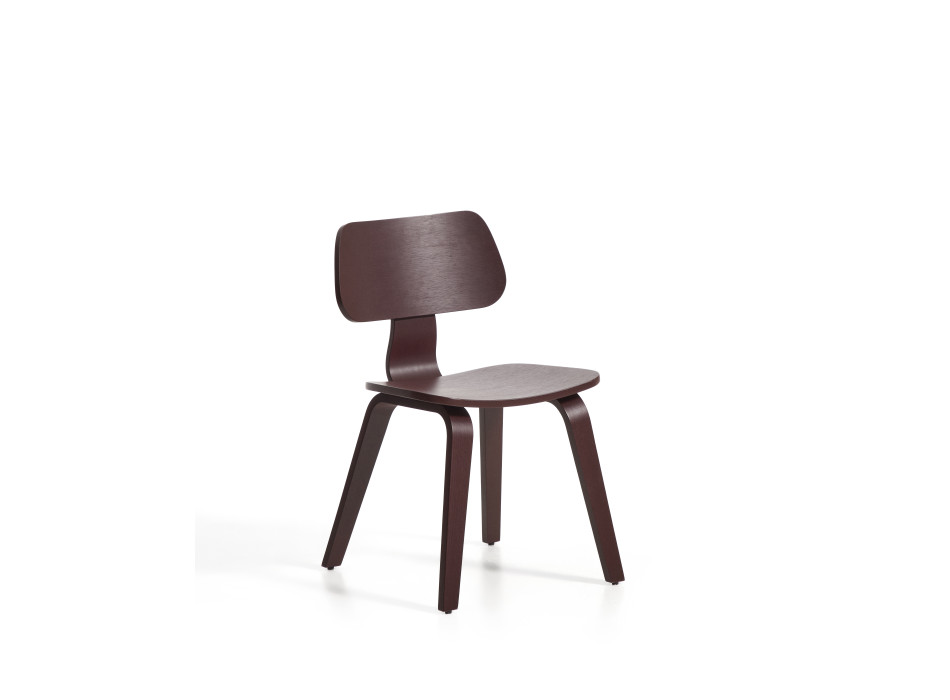 Gena-Stuhl aus Eichenfurnier mit Finish
