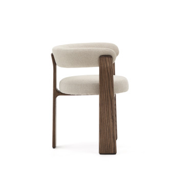 Dreibeiniger Chenille-Stuhl aus Granit