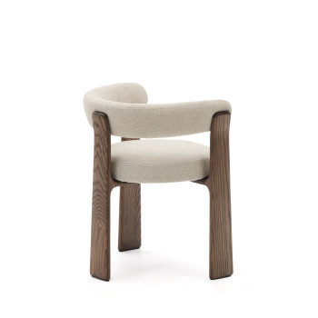 Dreibeiniger Chenille-Stuhl aus Granit