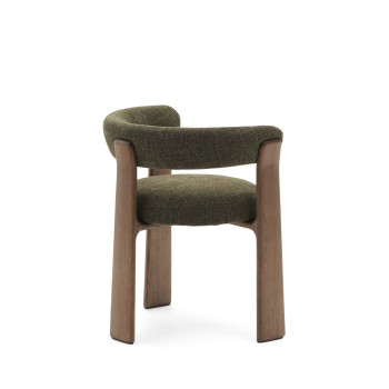 Dreibeiniger Chenille-Stuhl aus Granit