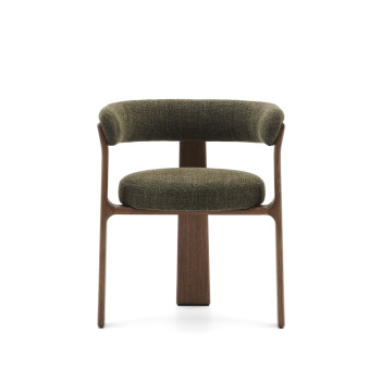 Dreibeiniger Chenille-Stuhl aus Granit