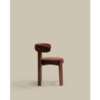 Stuhl aus Granit-Chenille