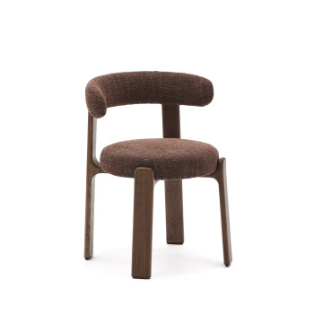 Stuhl aus Granit-Chenille