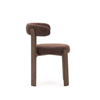 Stuhl aus Granit-Chenille