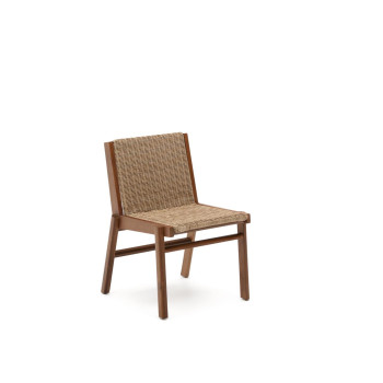 Itani Stuhl aus massivem Akazienholz und 100 % FSC-Kunstrattan