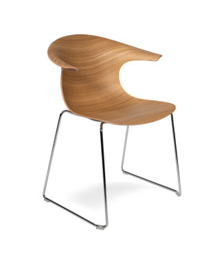 LOOP 3D Holzschlittenstuhl - INFINITI