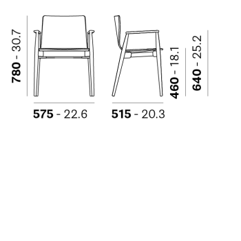 MALMÖ 395 PEDRALI Stuhl
