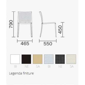 MYA 701 PEDRALI STUHL